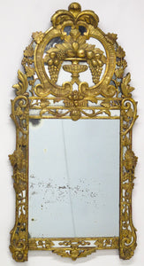 A Large Luois XV Gilt-wood Mirror