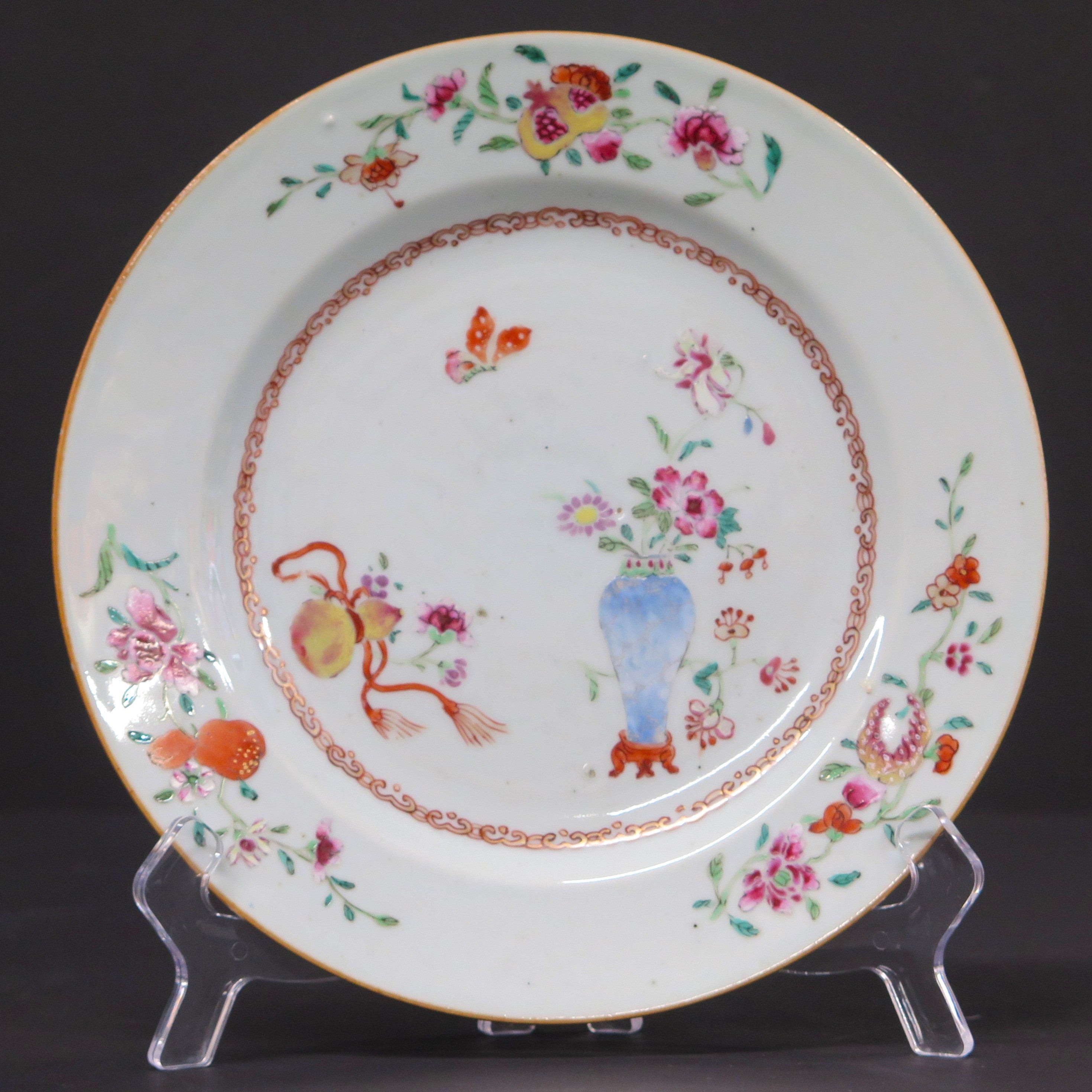 A Finely Decorated Famille Rose Plate