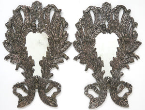 A Pair of Silver Plate Mirrors