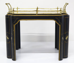 A Diminutive Brass Cocktail Table