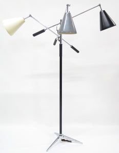 An Architectural Triennale Floor Lamp in the Style of Angelo Lelli for Arredoluce