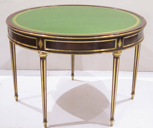 Louis XVI Flip Top Demilune Console / Supper / Card Table