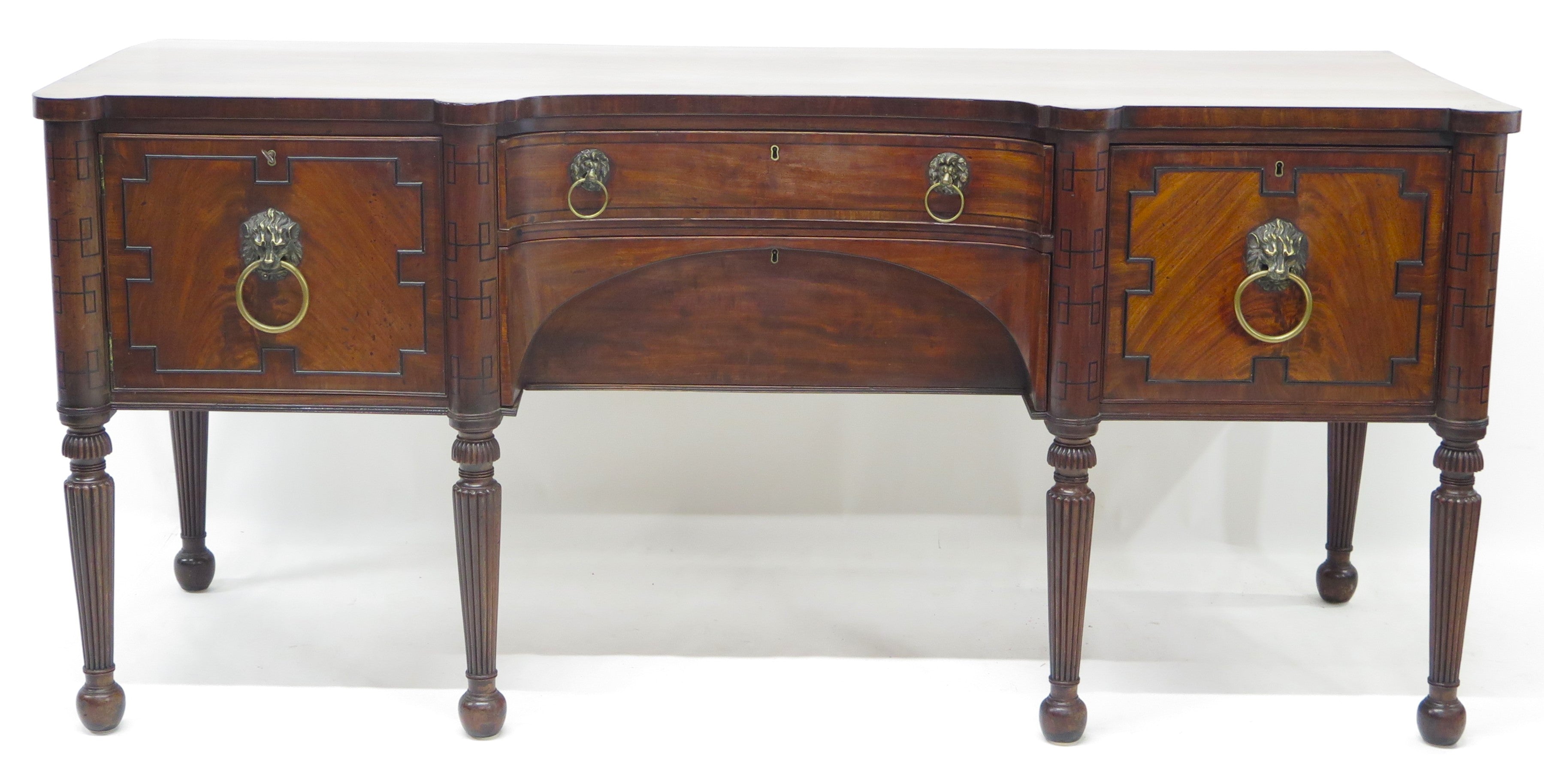 An English Regency Mahogany Sideboard