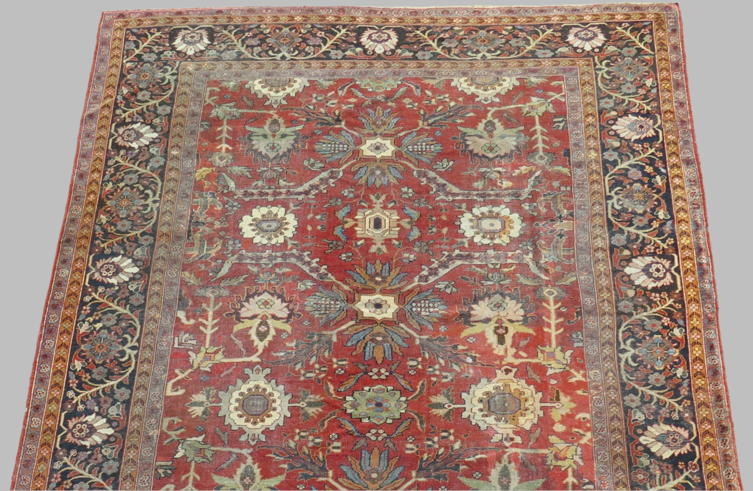 Antique Persian Heriz Carpet