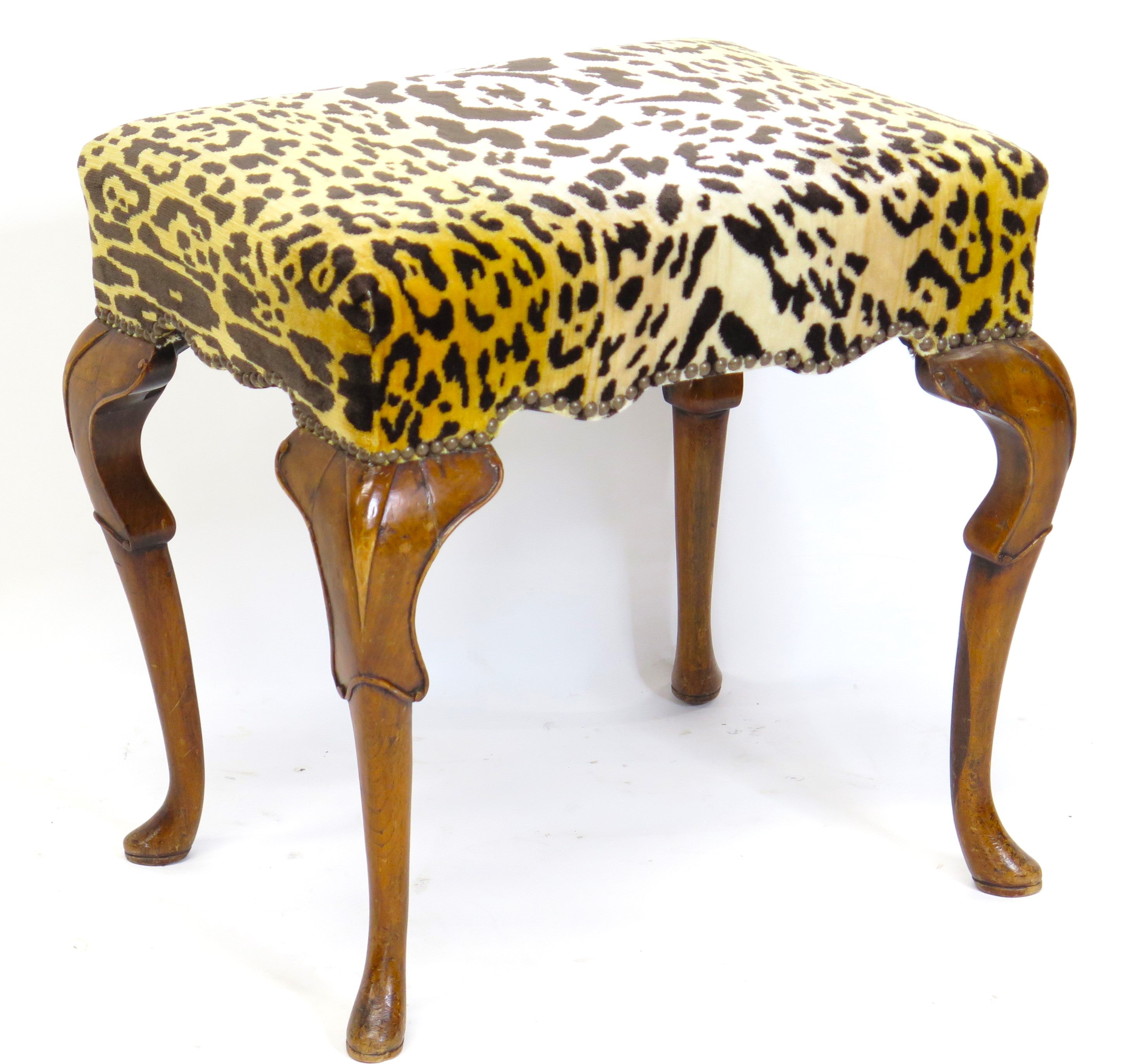 George I Walnut Stool