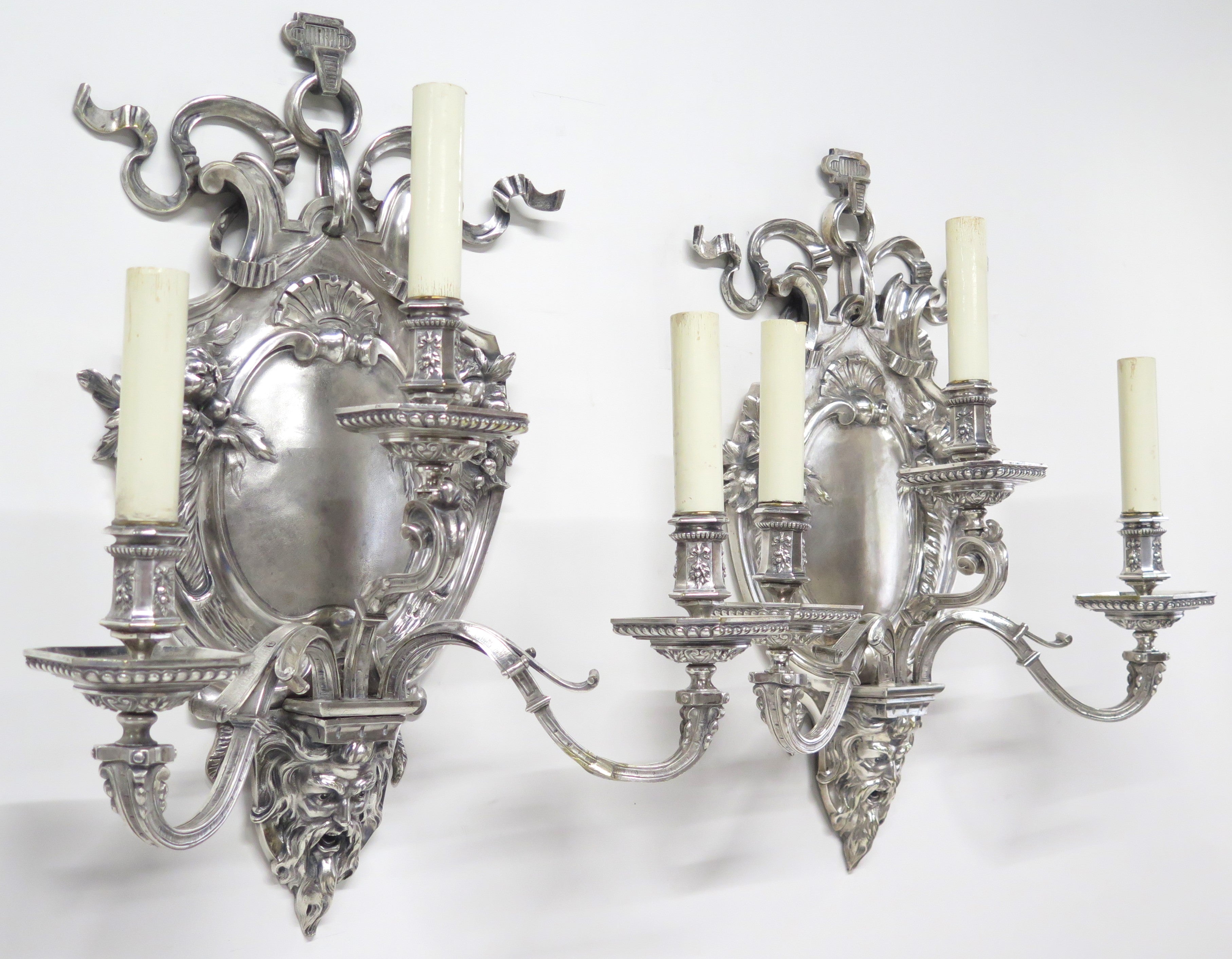 A Large Pair of E.F. Caldwell Sconces