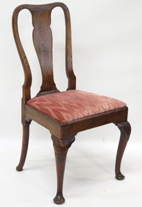 A George III Well Proportioned Mahogany Side Chair