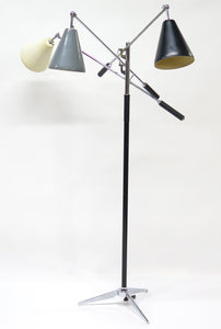 An Architectural Triennale Floor Lamp in the Style of Angelo Lelli for Arredoluce