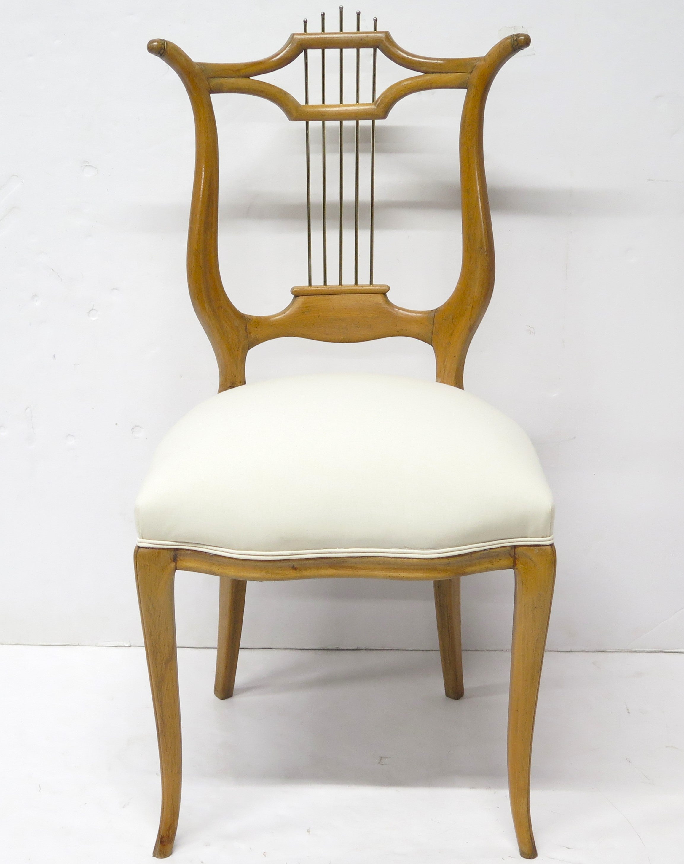 An Unusual Occasional Chair with Lyre Back