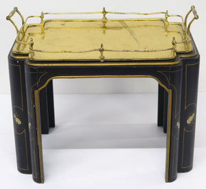 A Diminutive Brass Cocktail Table