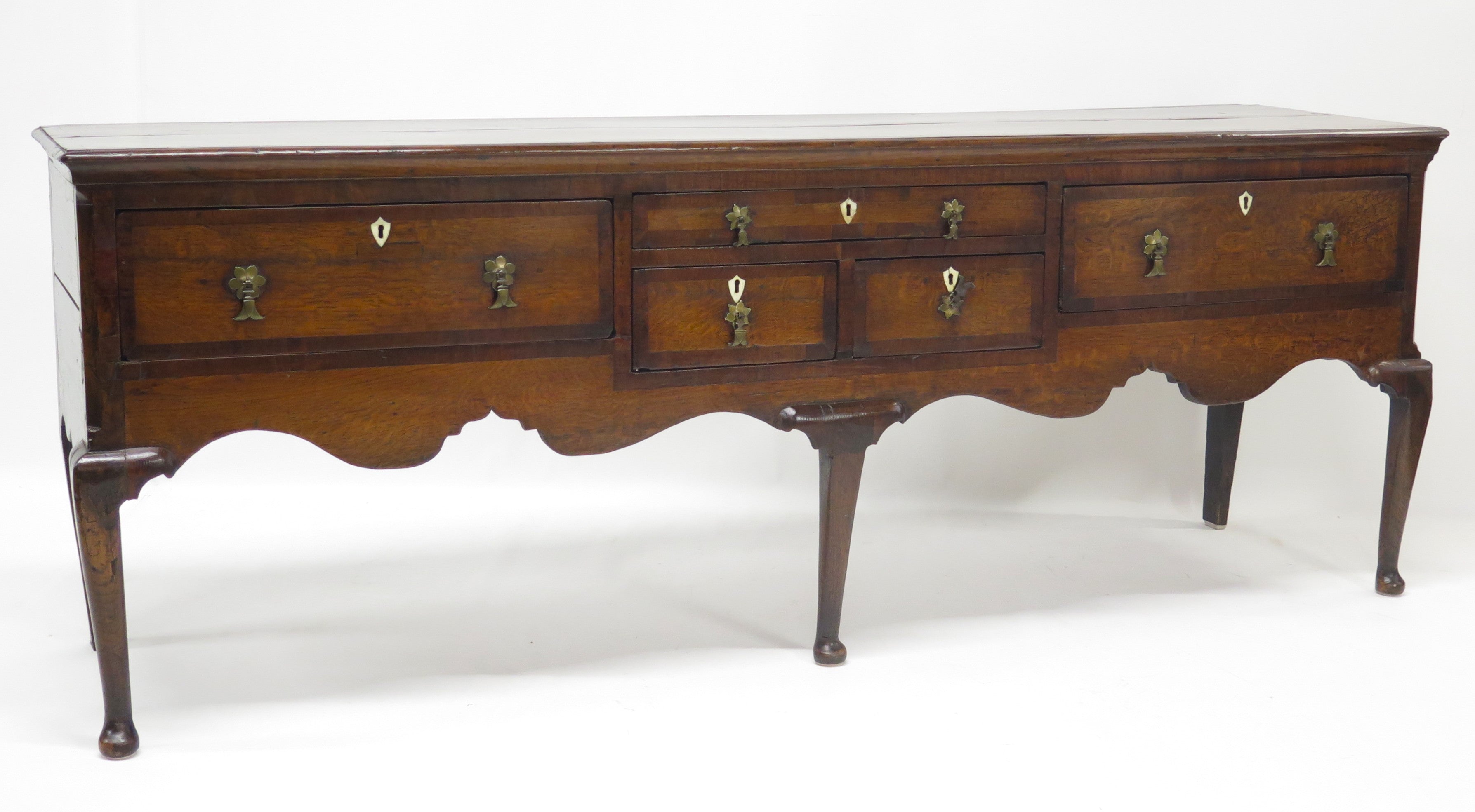 An Early George III Oak Dresser Base