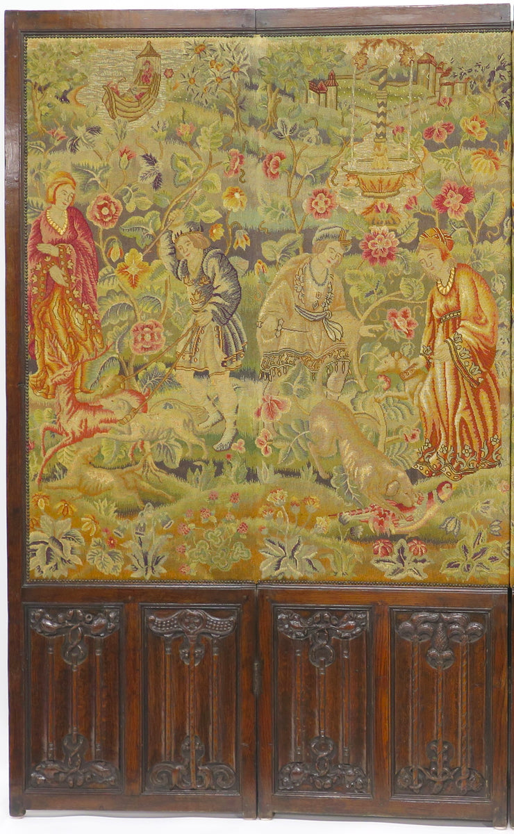 Two Large Renaissance Revival Needlepoint Tapestry Panels – Nick Brock ...