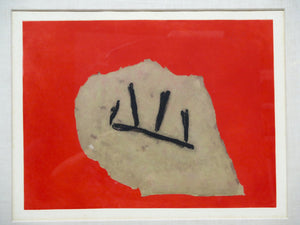 "The Australian Stone" 1984 by Robert Motherwell (American, 1915-1991)