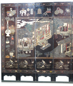 Chinese Coromandel 8 Panel Screen