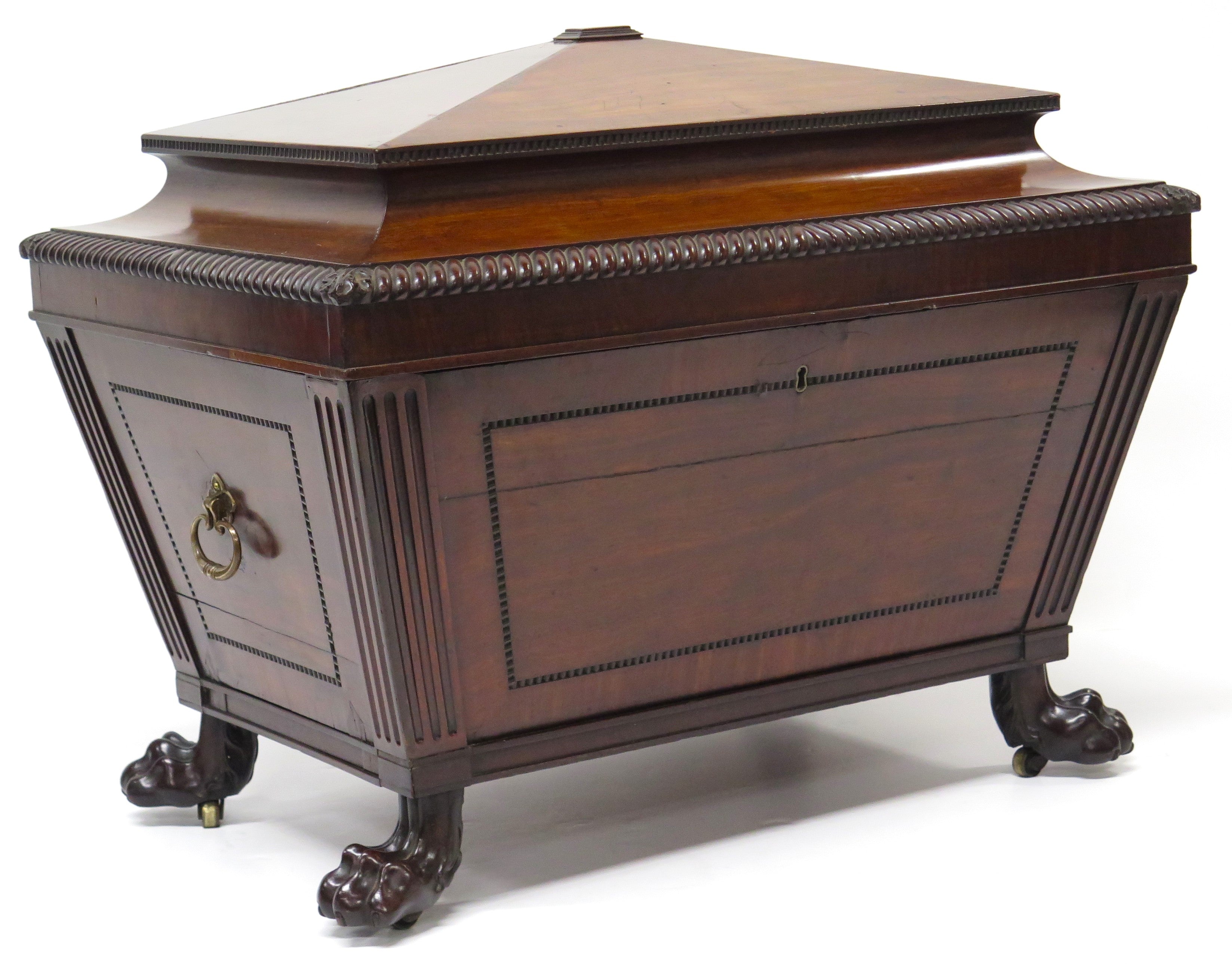 English Regency Mahogany Wine Cooler