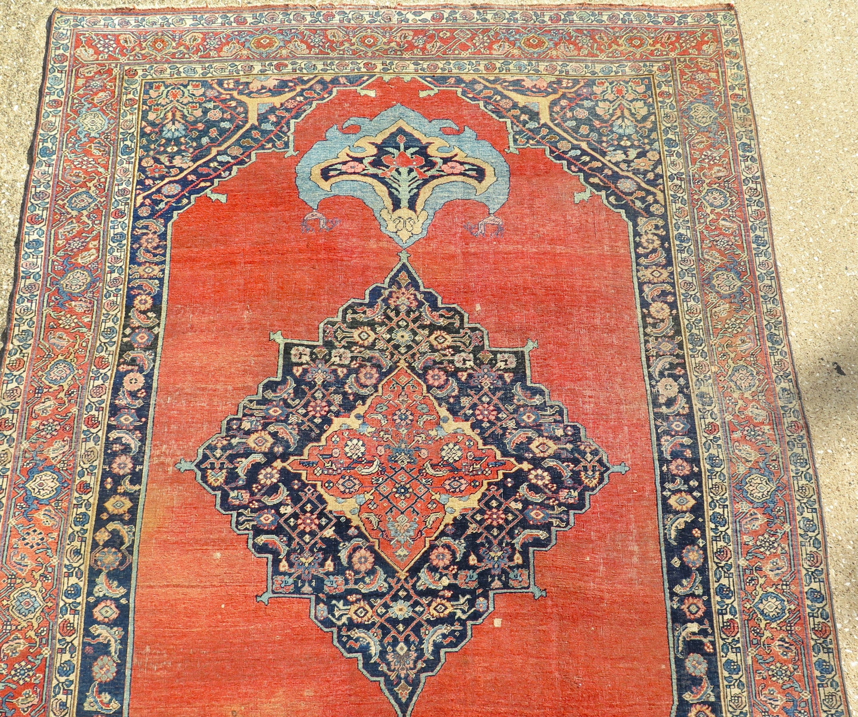 A Late 19th Century Bidja Oriental Carpet / Rug
