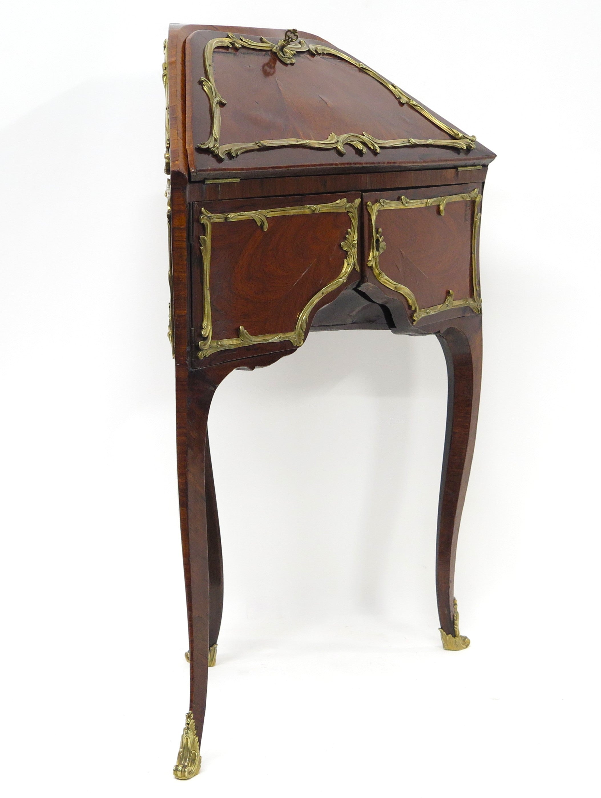 A Louis XV Lady's Fruitwood Veneered Escritoire