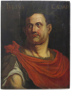 Portraits of Roman Emperors, Julius Caesar and Vespasian