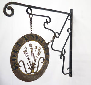 A Whimsical 19th Century Paint and Gilt Shop Sign