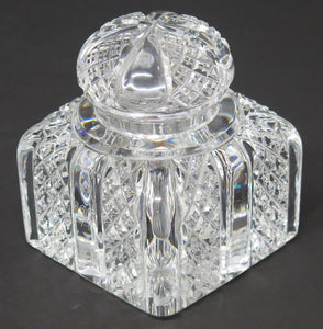 Baccarat Cut Crystal Limited Edition "Zola" Encrier / Inkwell, 1988