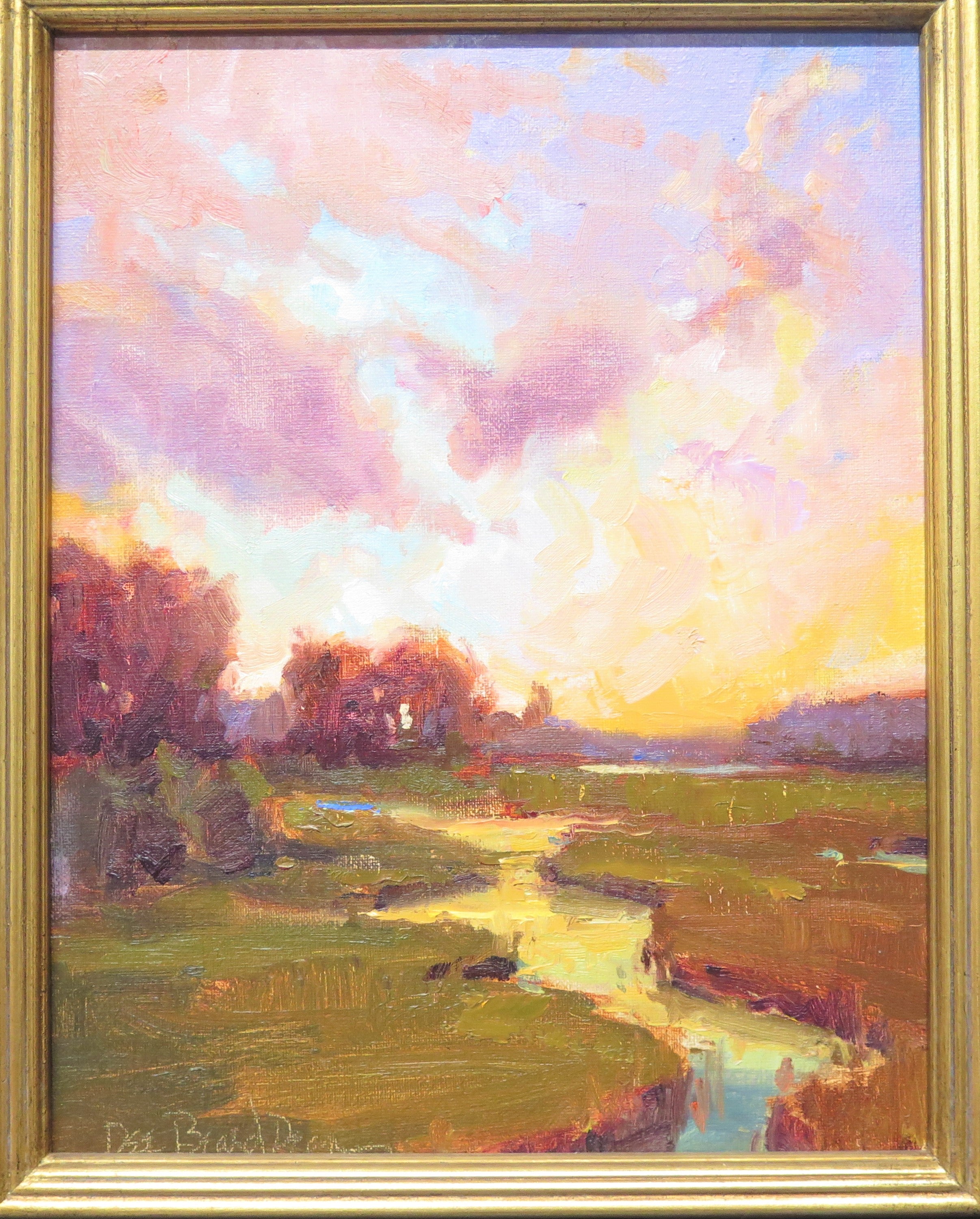 "Sunset Landscape'' by American Artist Dee Beard Dean