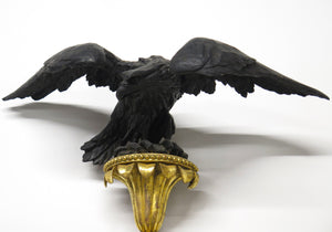 A Superb Early Regency Ebonised and Giltwood Convex Mirror