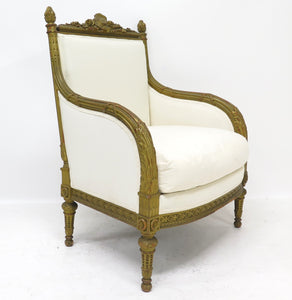 Late 19th Century Bergere in the Louis XVI Style