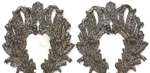 A Pair of Silver Plate Mirrors