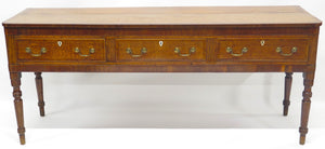 George III Oak Dresser Base