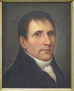 Early 19th Century Oil on Canvas Portrait of a Man