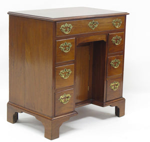 George III Mahogany Kneehole Desk