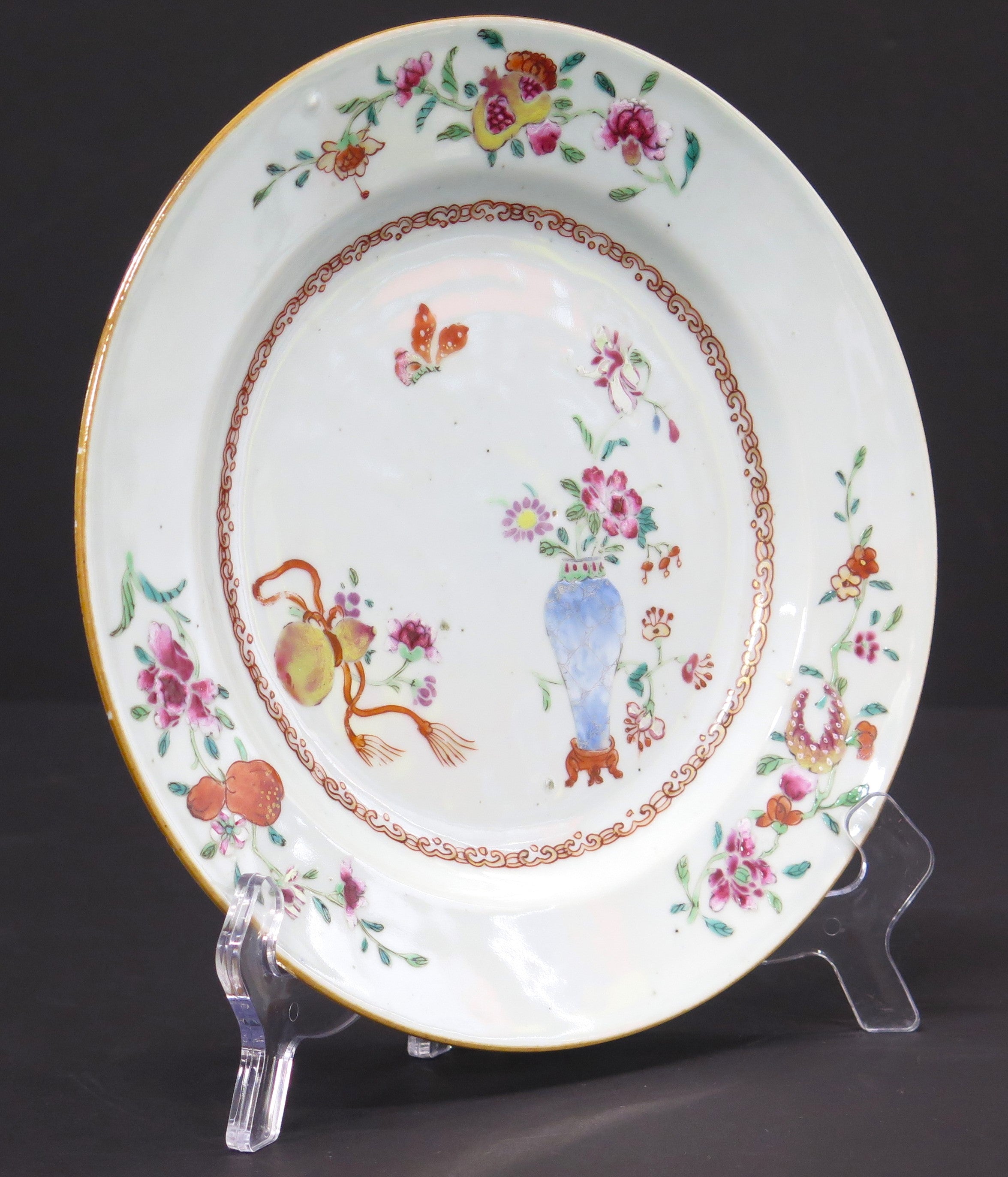 A Finely Decorated Famille Rose Plate