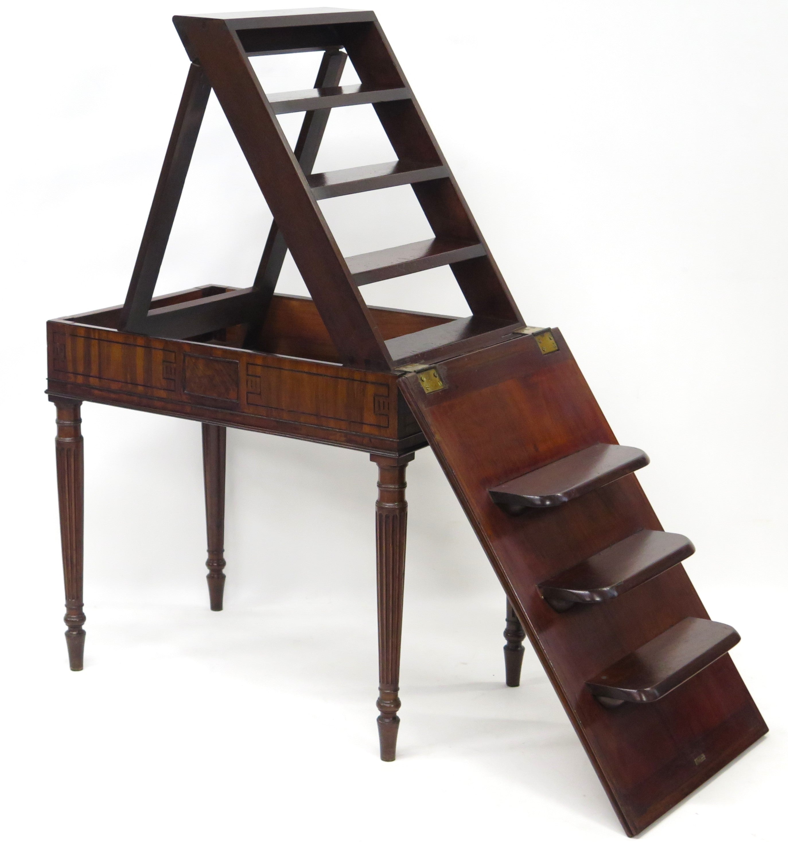 A George III Mahogany Metamorphic Library Table