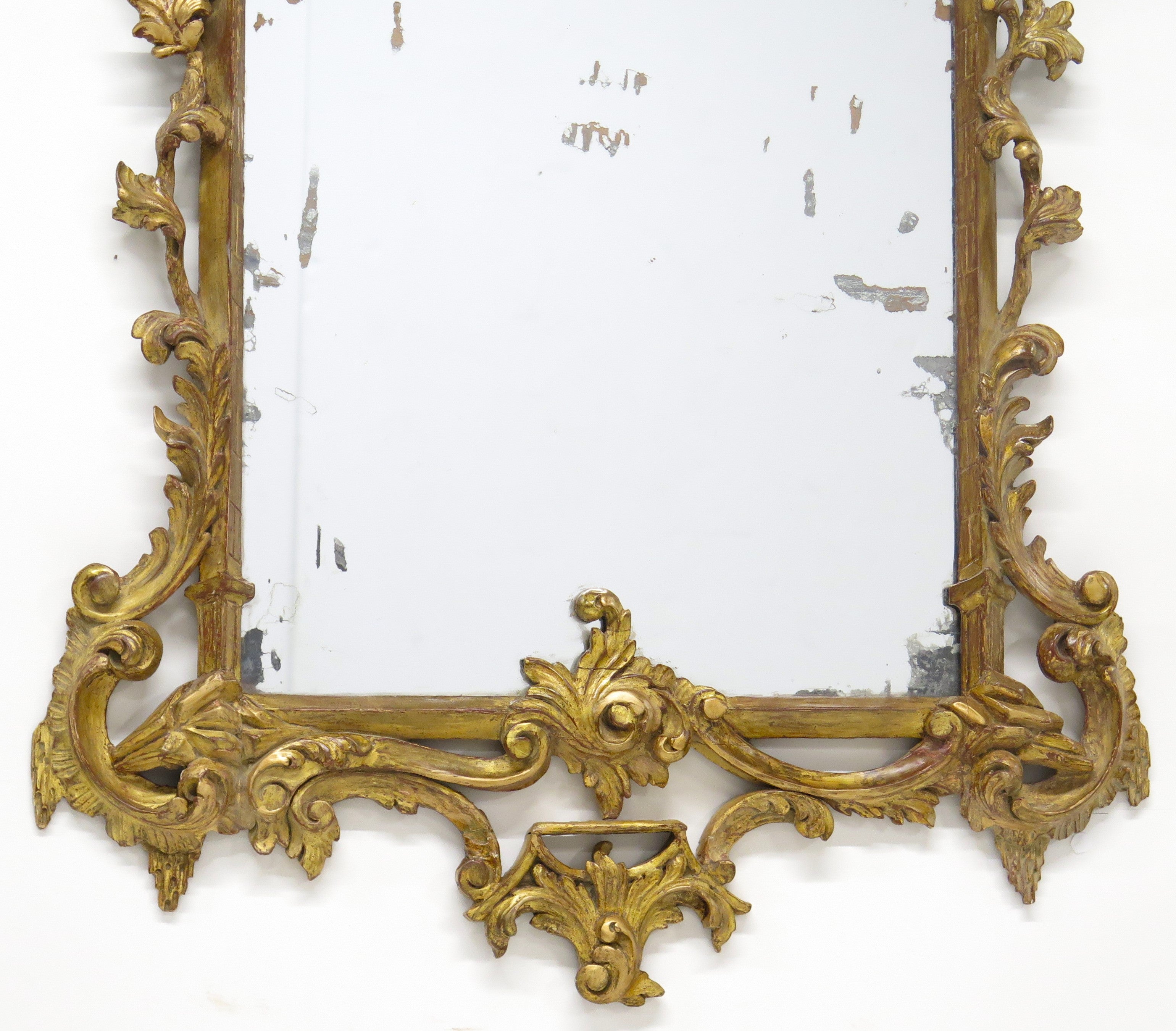 19th Century George II Style Giltwood Mirror