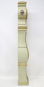 Baroque Paint and Parcel Gilt Longcase Clock