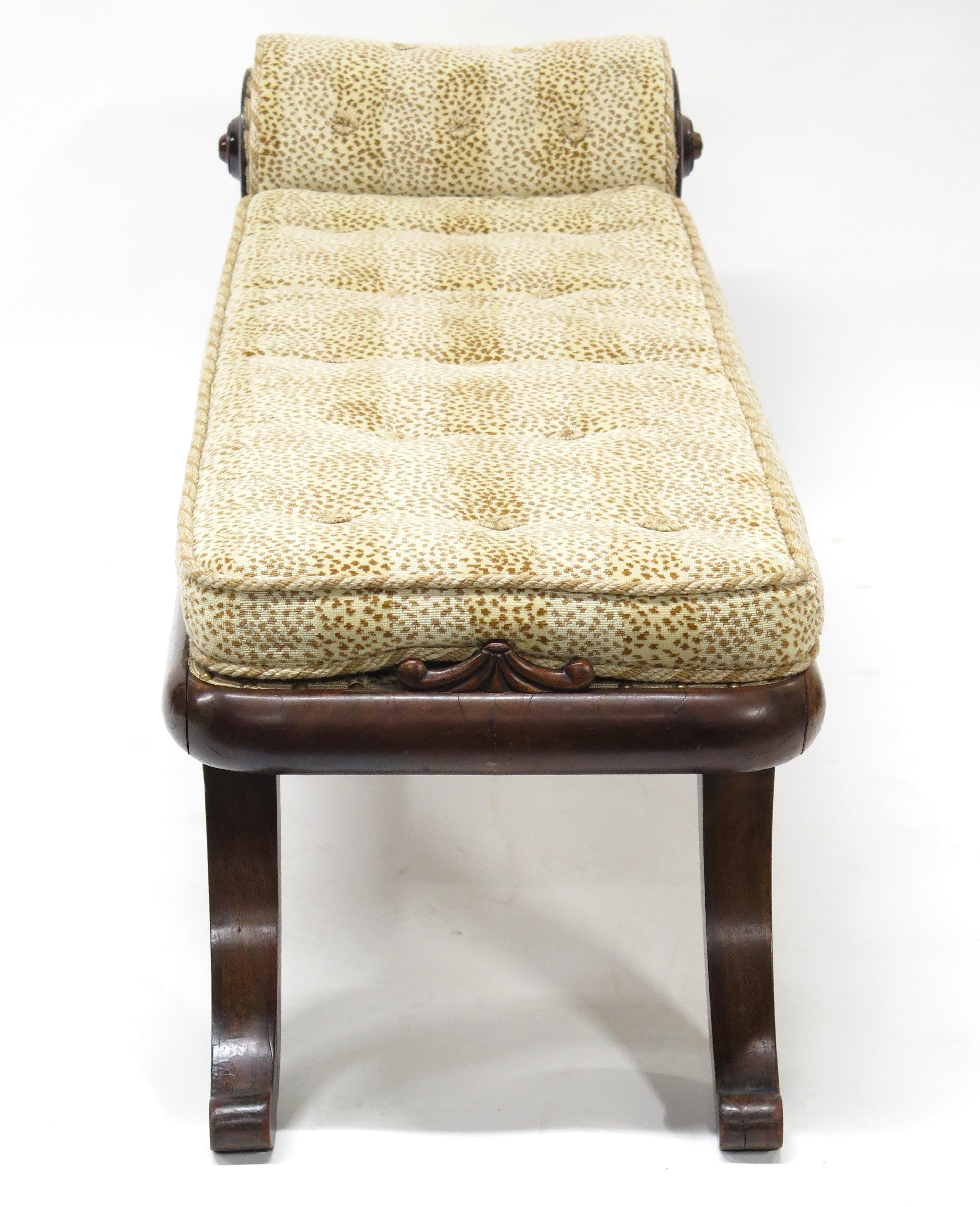 Small Klimos-Style Regency Bench / Recamier