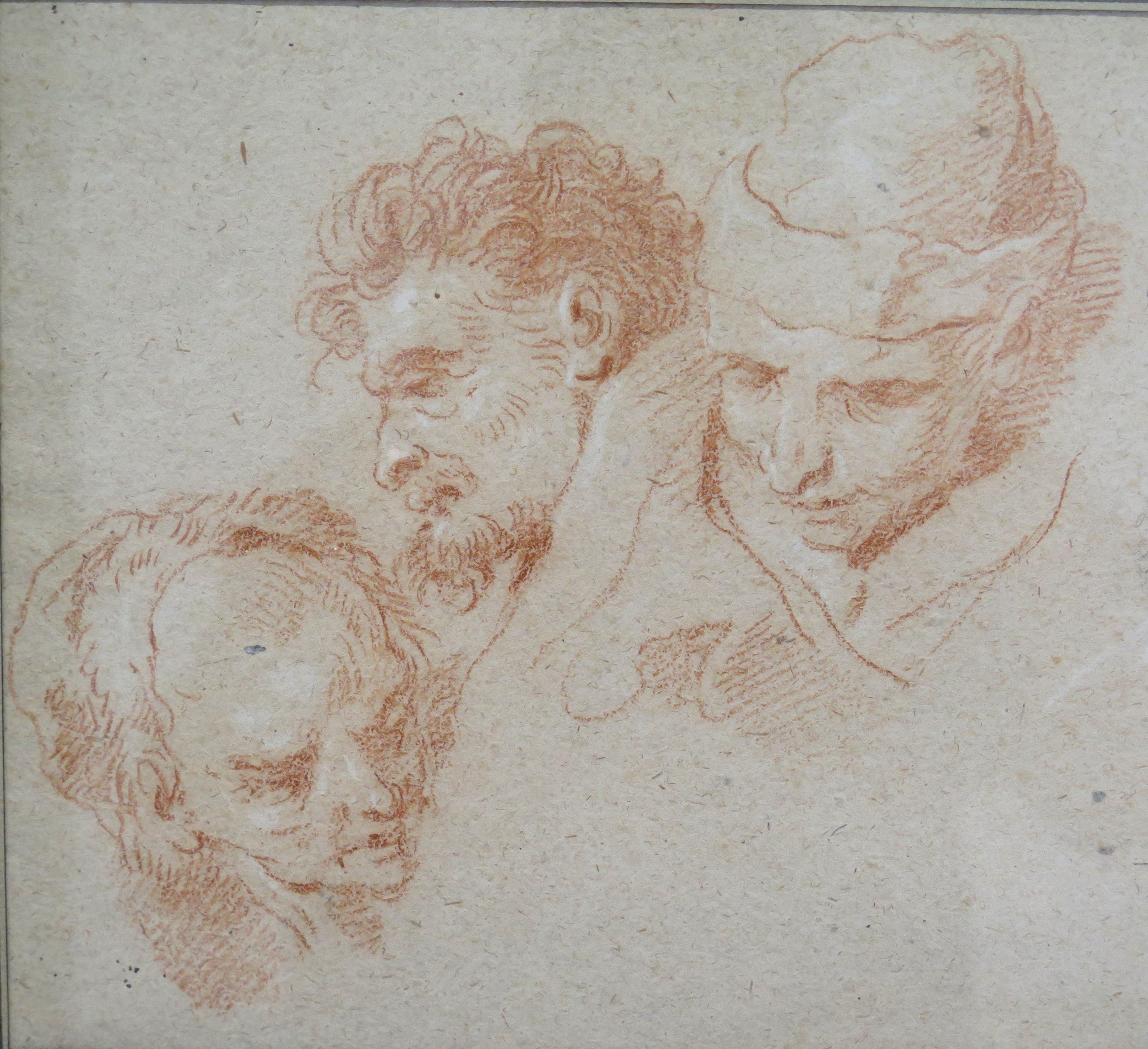 Study of Four Male Heads