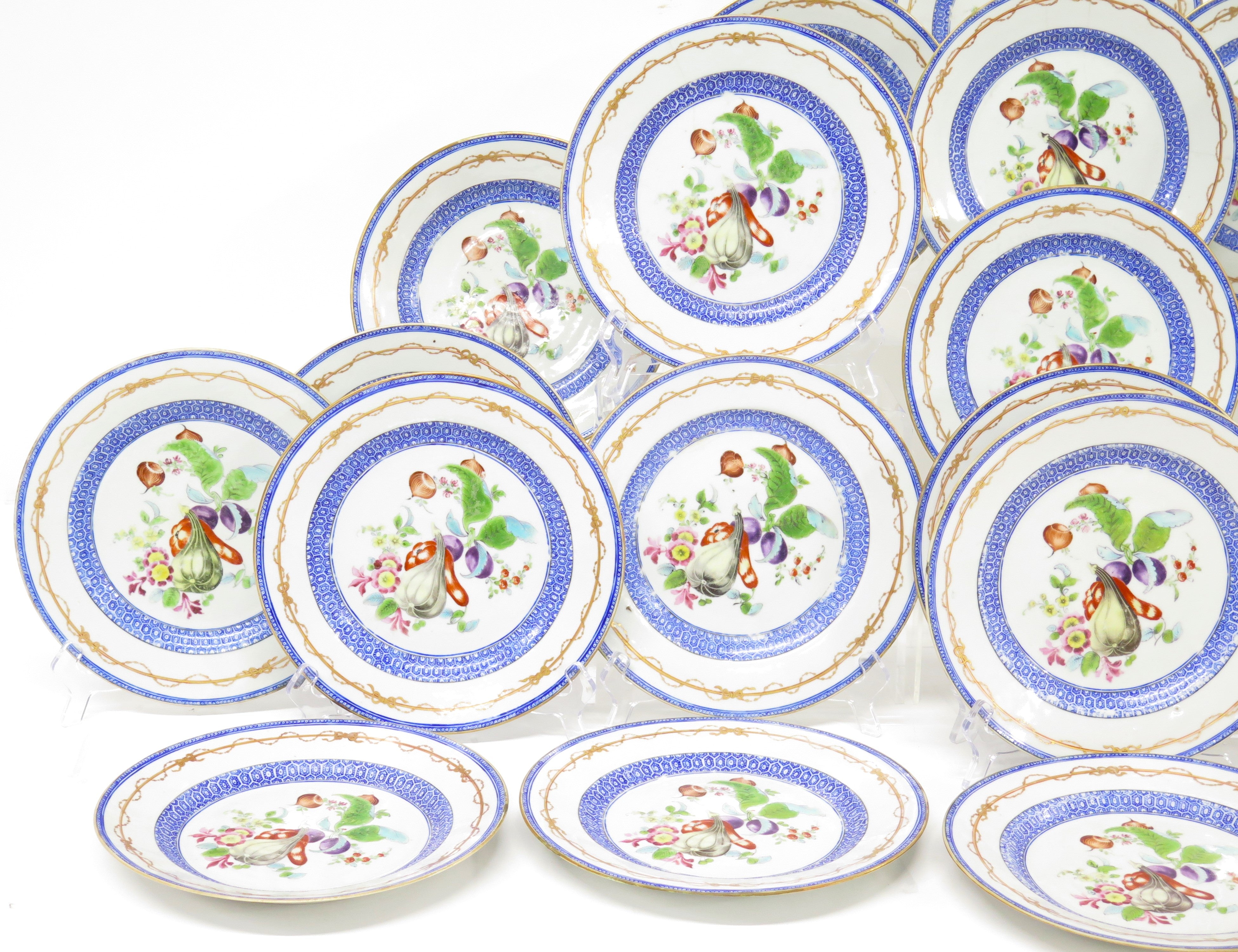 A Set of 24 Rare 18th Century Chinese Plates