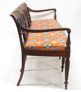 A Dutch East Indies Regency Settee