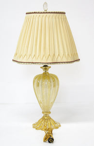 Beautiful Mid Century Murano Glass Lamp by Barovier & Toso