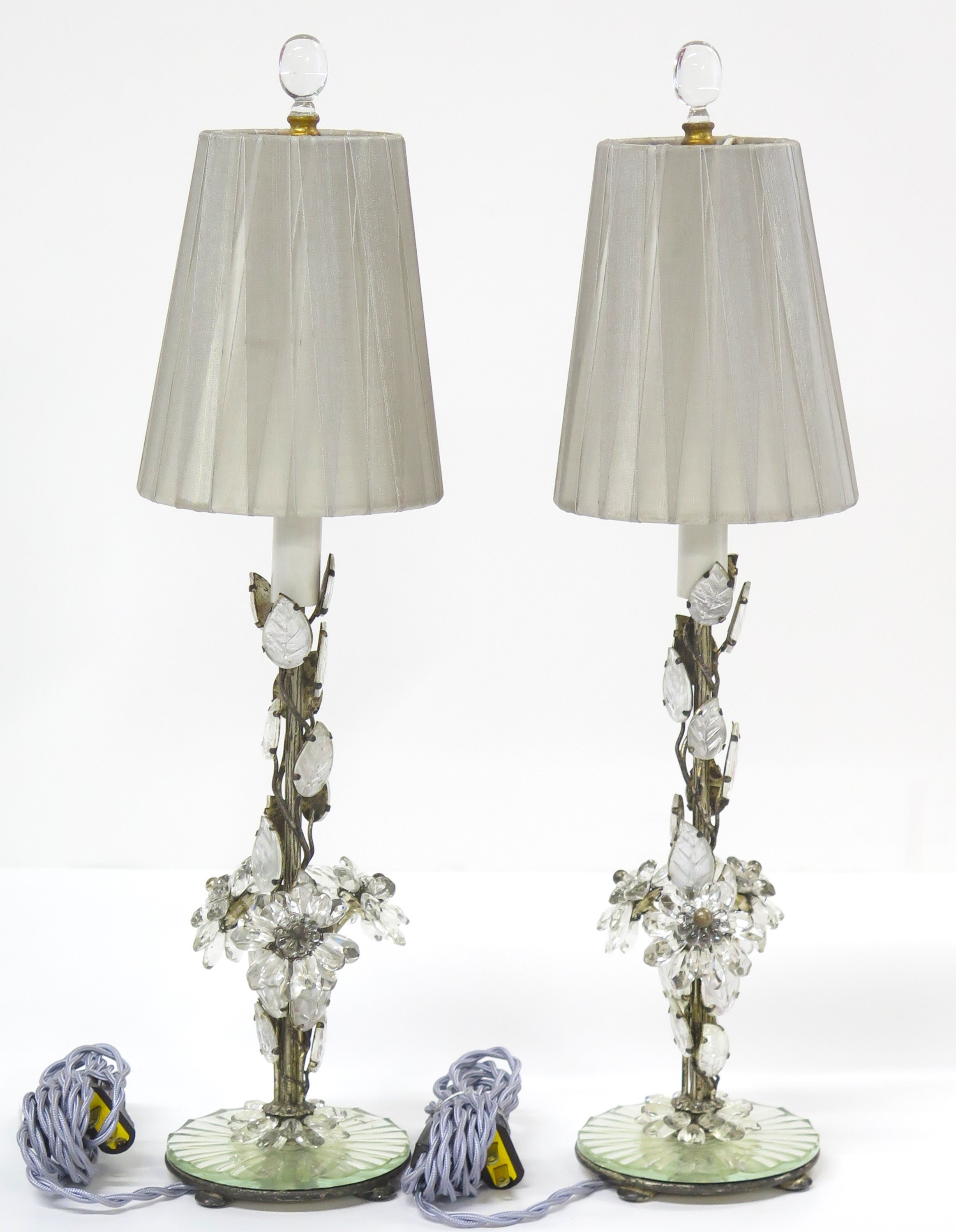 Pair of Maison Baguès Boudoir Lamps / French Art Deco