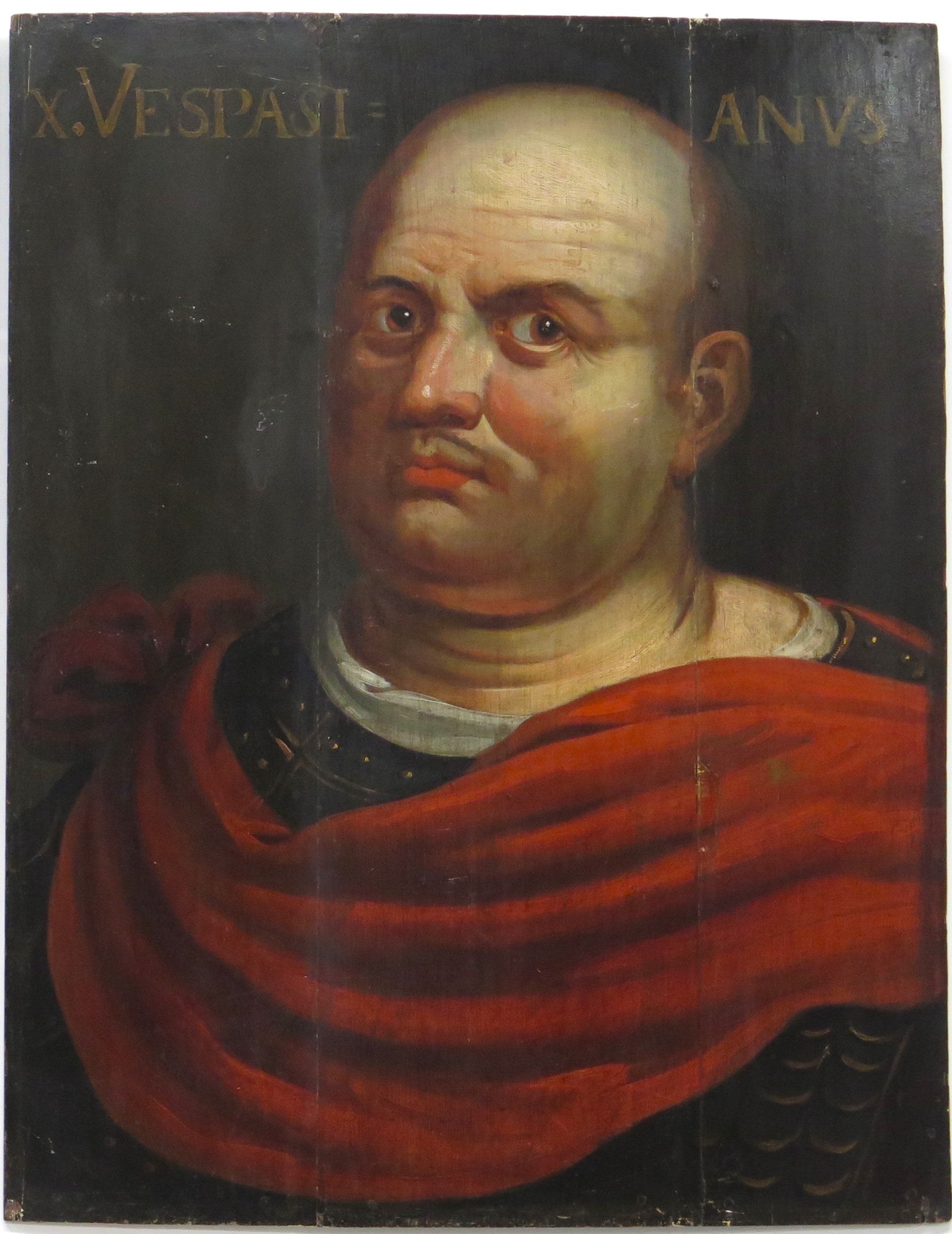 Portraits of Roman Emperors, Julius Caesar and Vespasian