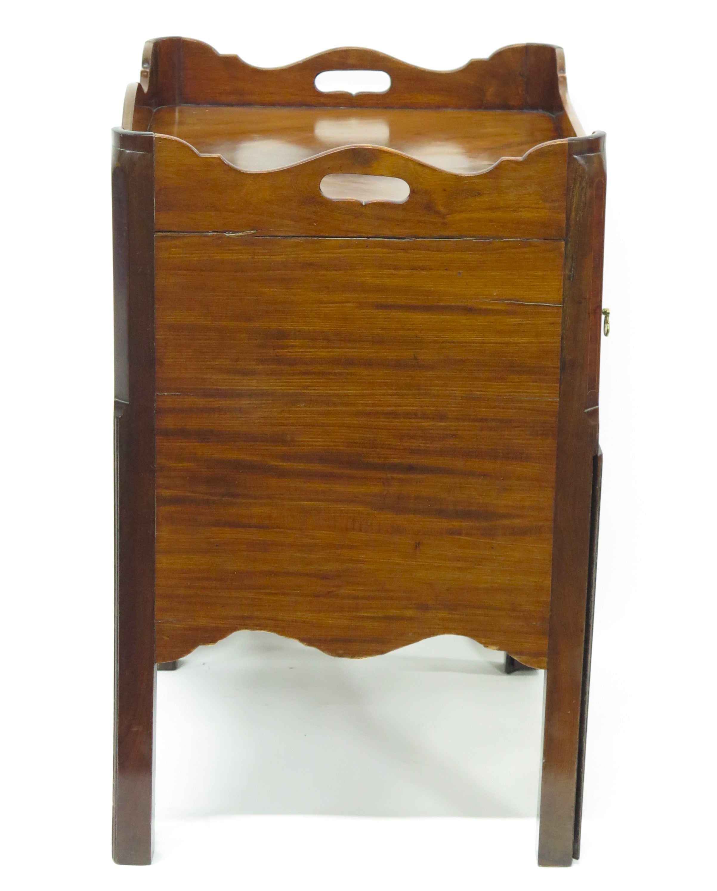 A George III Mahogany Bedside Cabinet