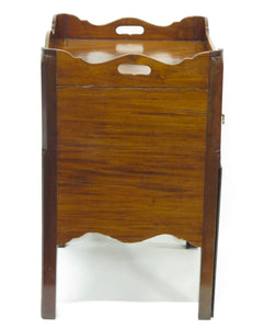 A George III Mahogany Bedside Cabinet