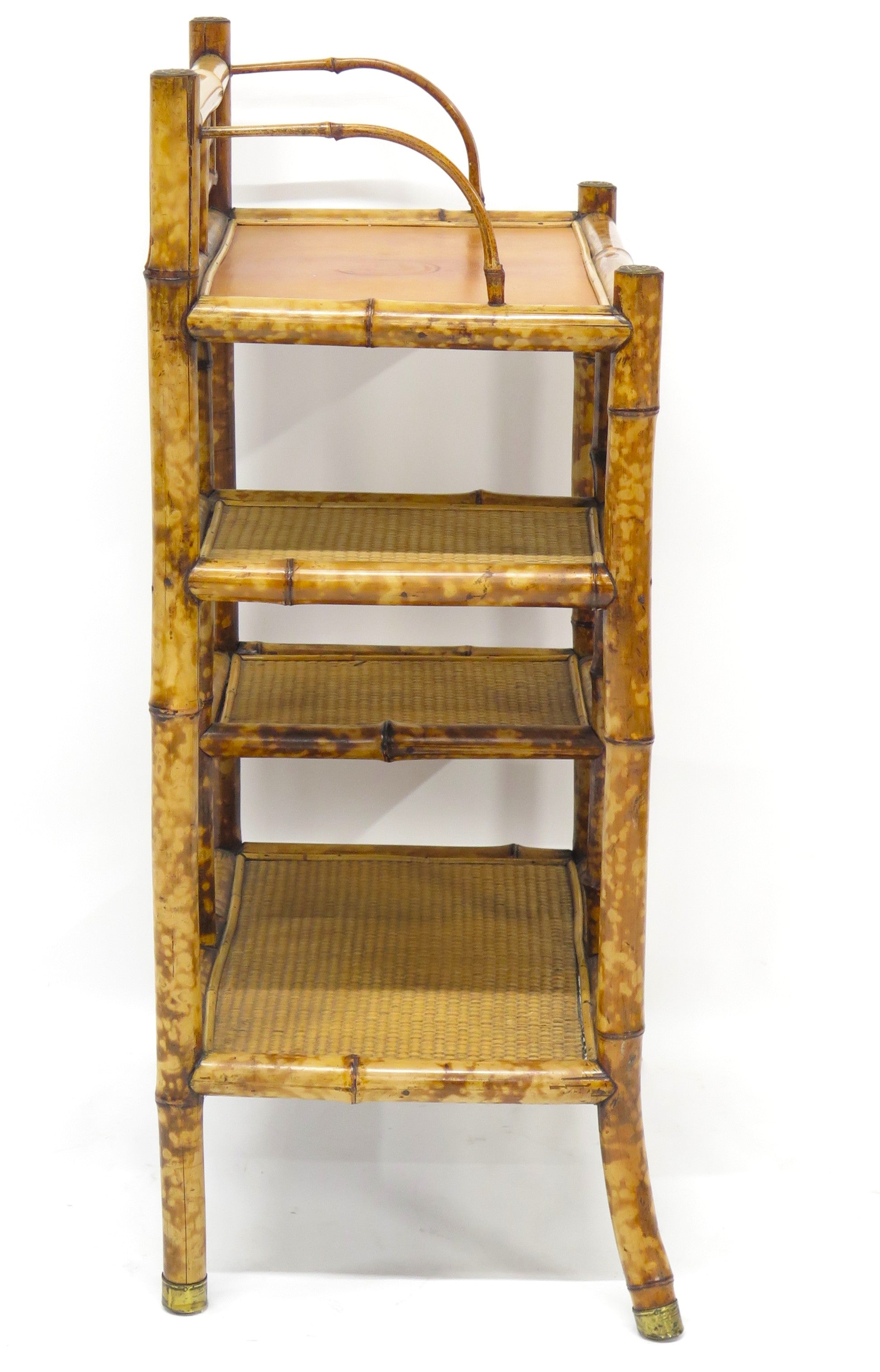 Victorian Bamboo Etagere by W. F. Needham, Birmingham