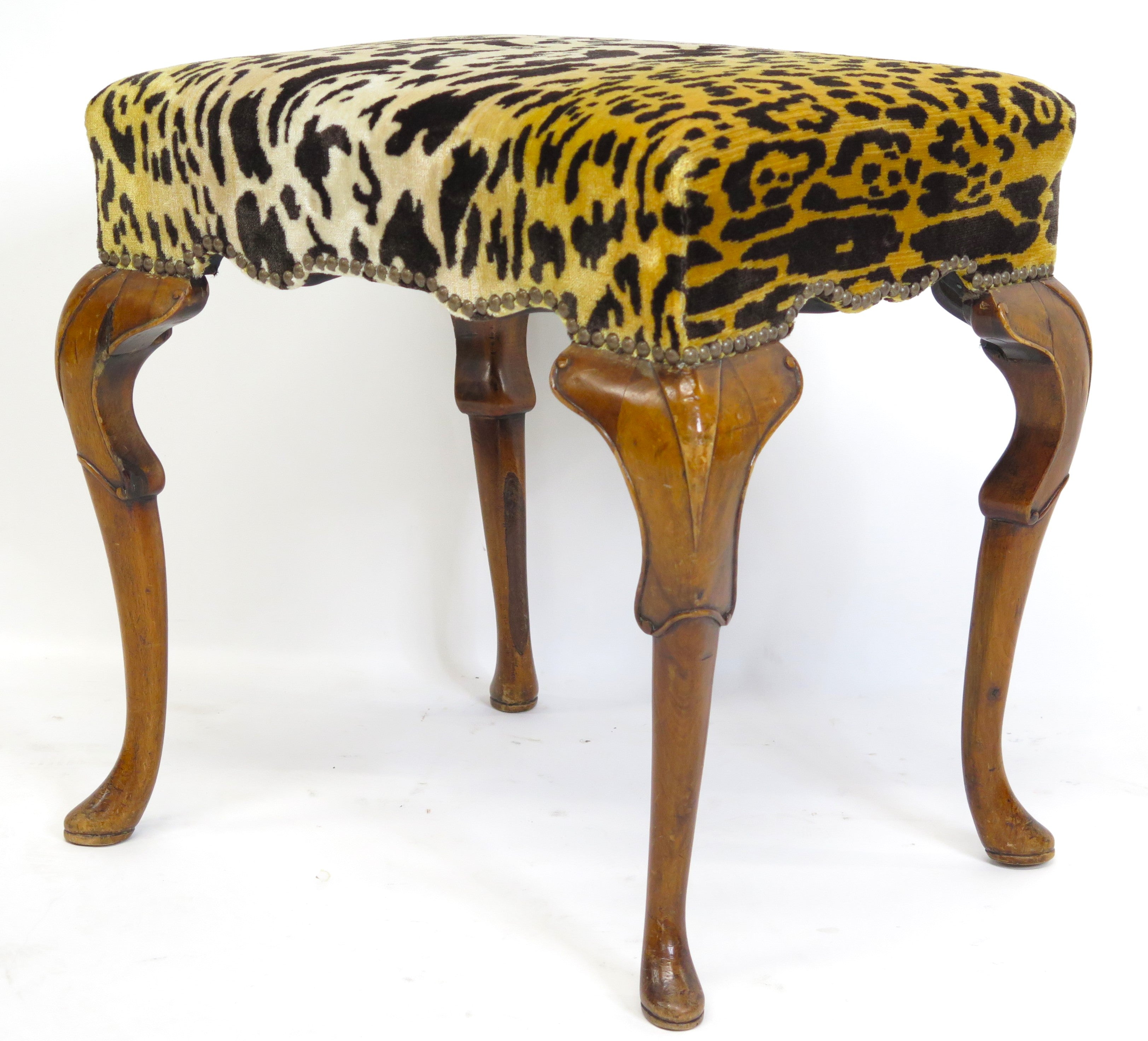 George I Walnut Stool