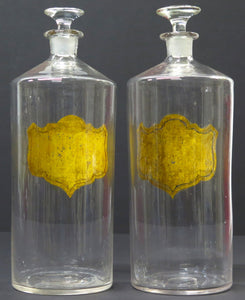A Large Pair of Apothecary Jars