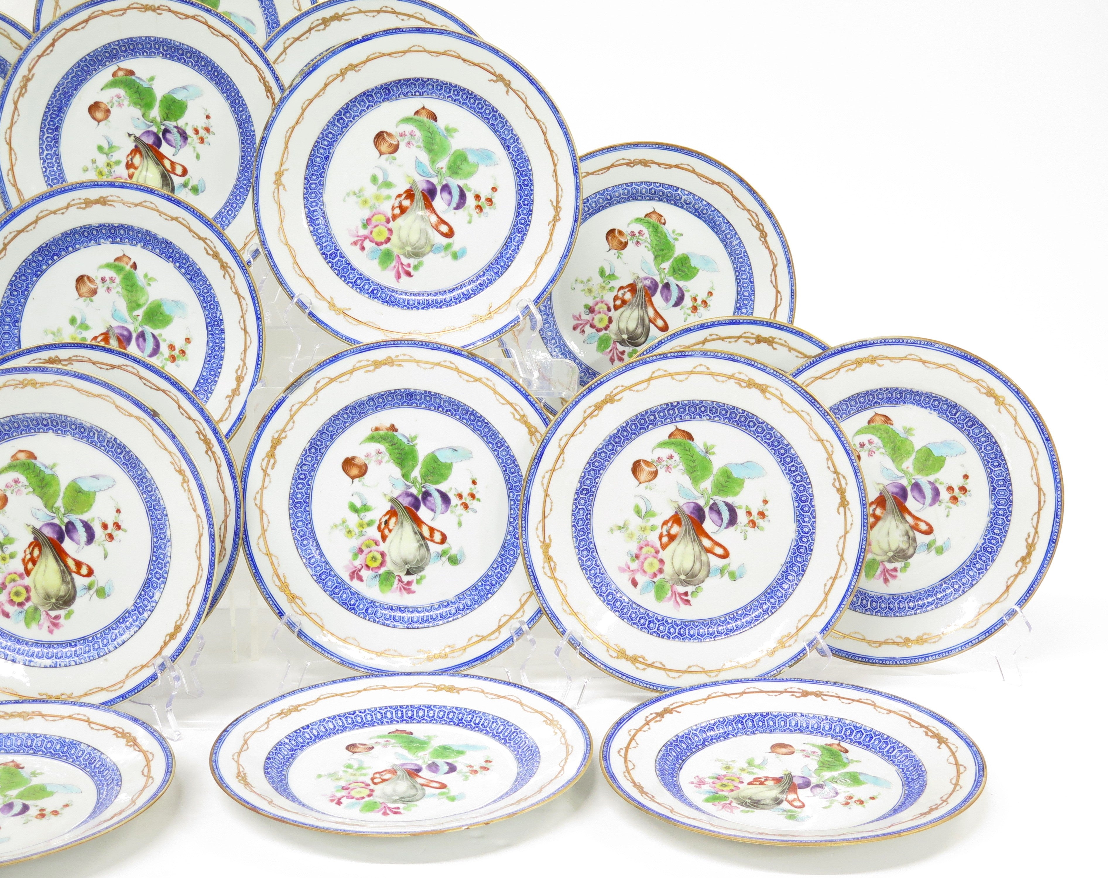 A Set of 24 Rare 18th Century Chinese Plates