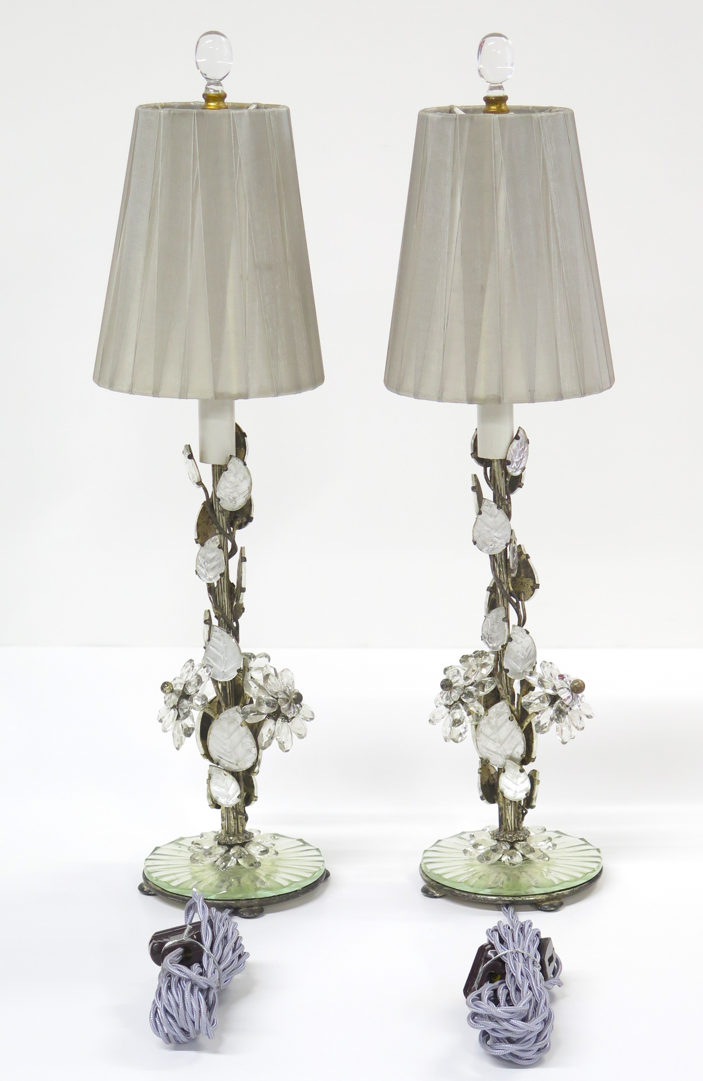 Pair of Maison Baguès Boudoir Lamps / French Art Deco