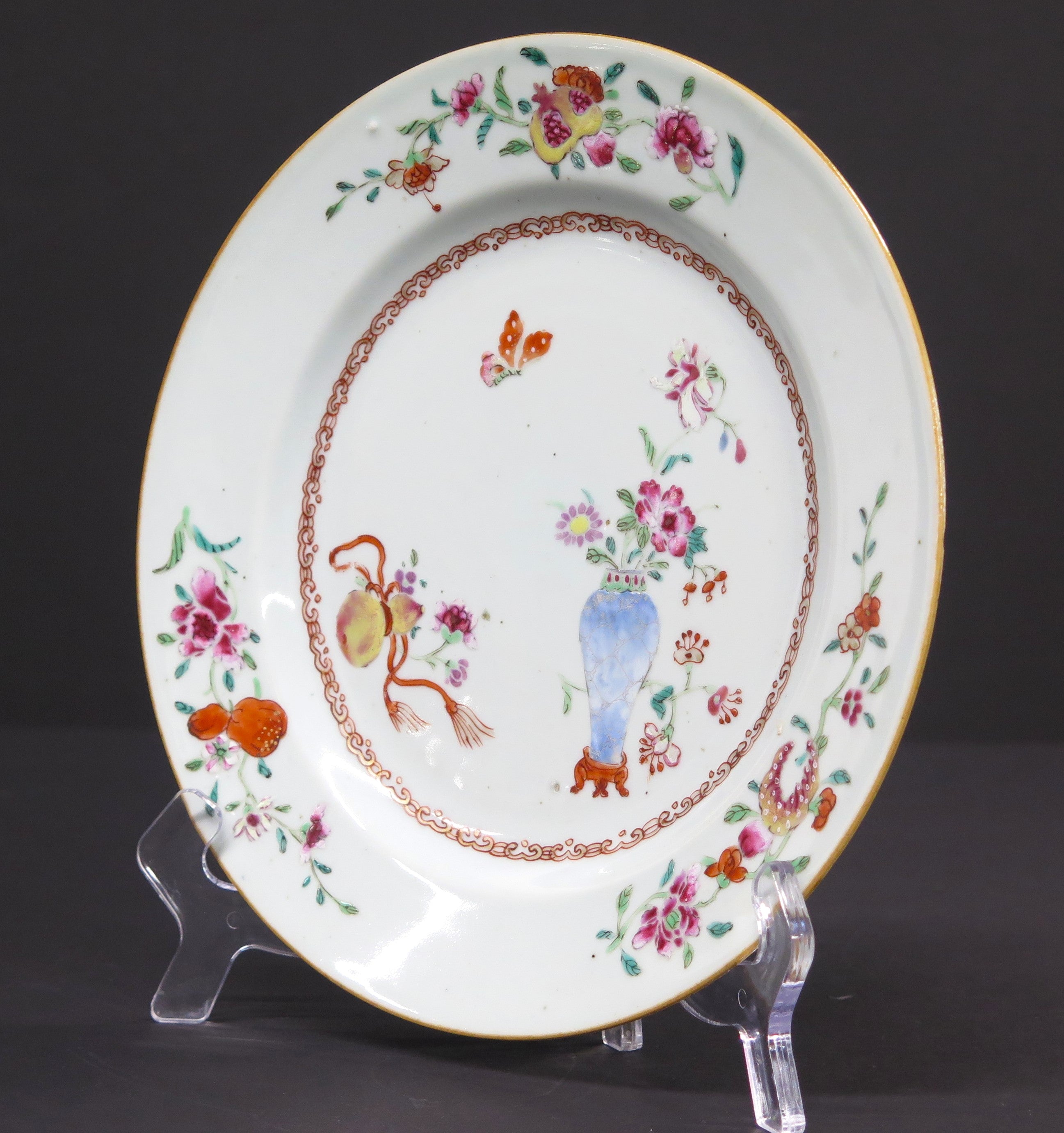 A Finely Decorated Famille Rose Plate